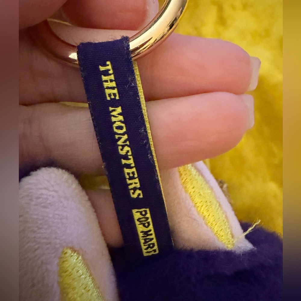 Labubu Pop Mart Wings of Fortune Series Plush Keychain Rare - Picture 3 of 5